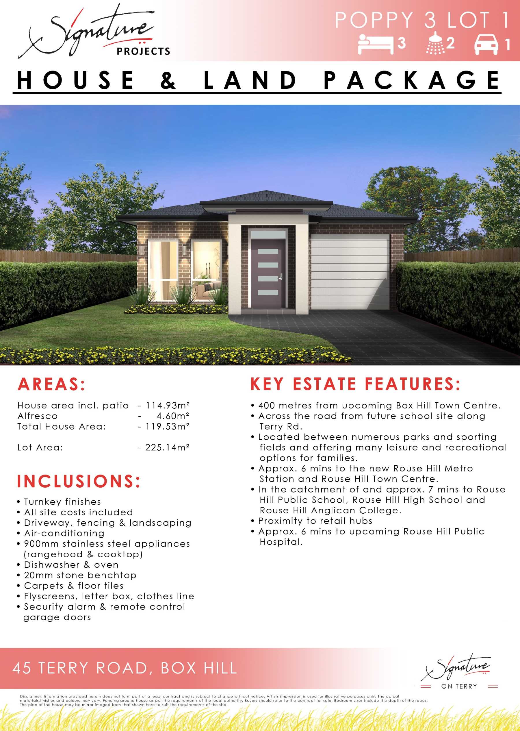 Signature on Terry Estate - Box Hill