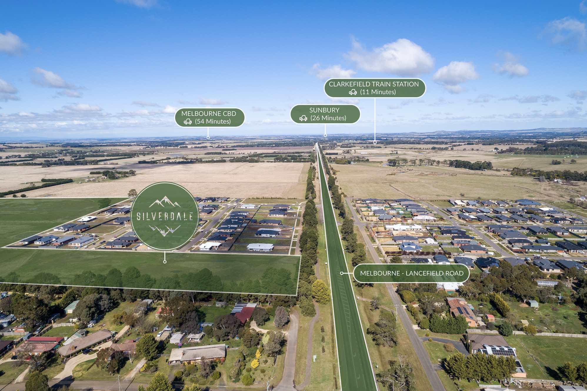 Silverdale Estate - Romsey Aerial