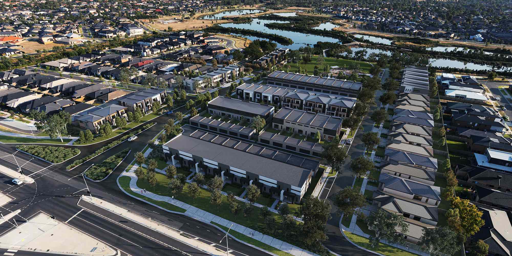 Silverwell Estate - Narre Warren South Aerial