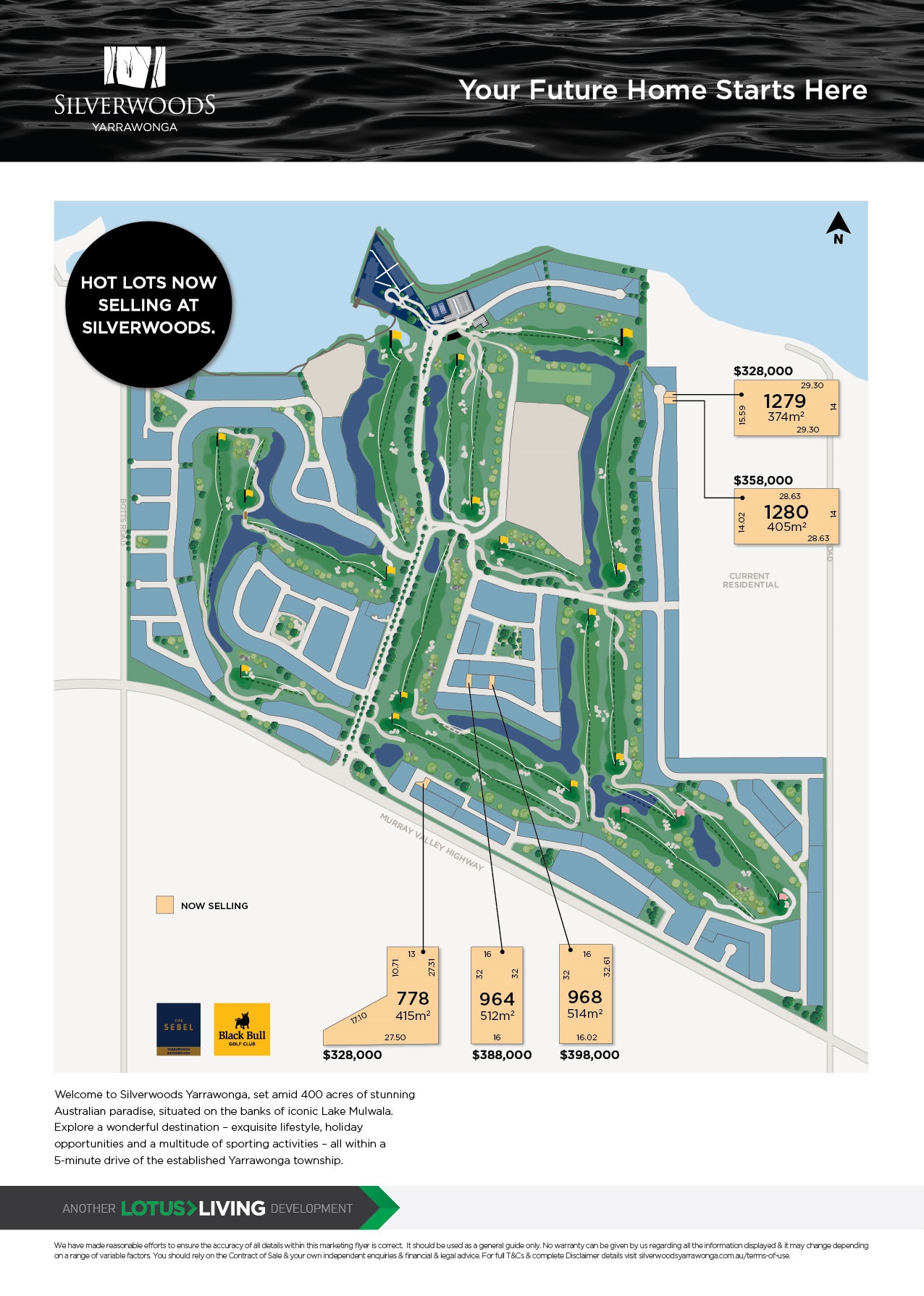 Silverwoods Estate - Yarrawong Release Map