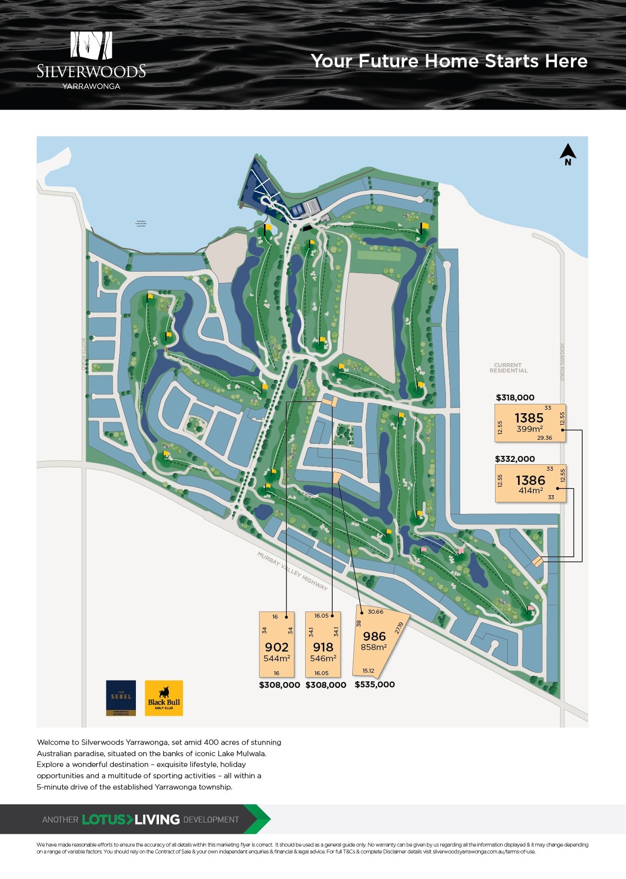 Silverwoods Estate - Yarrawonga Release Map