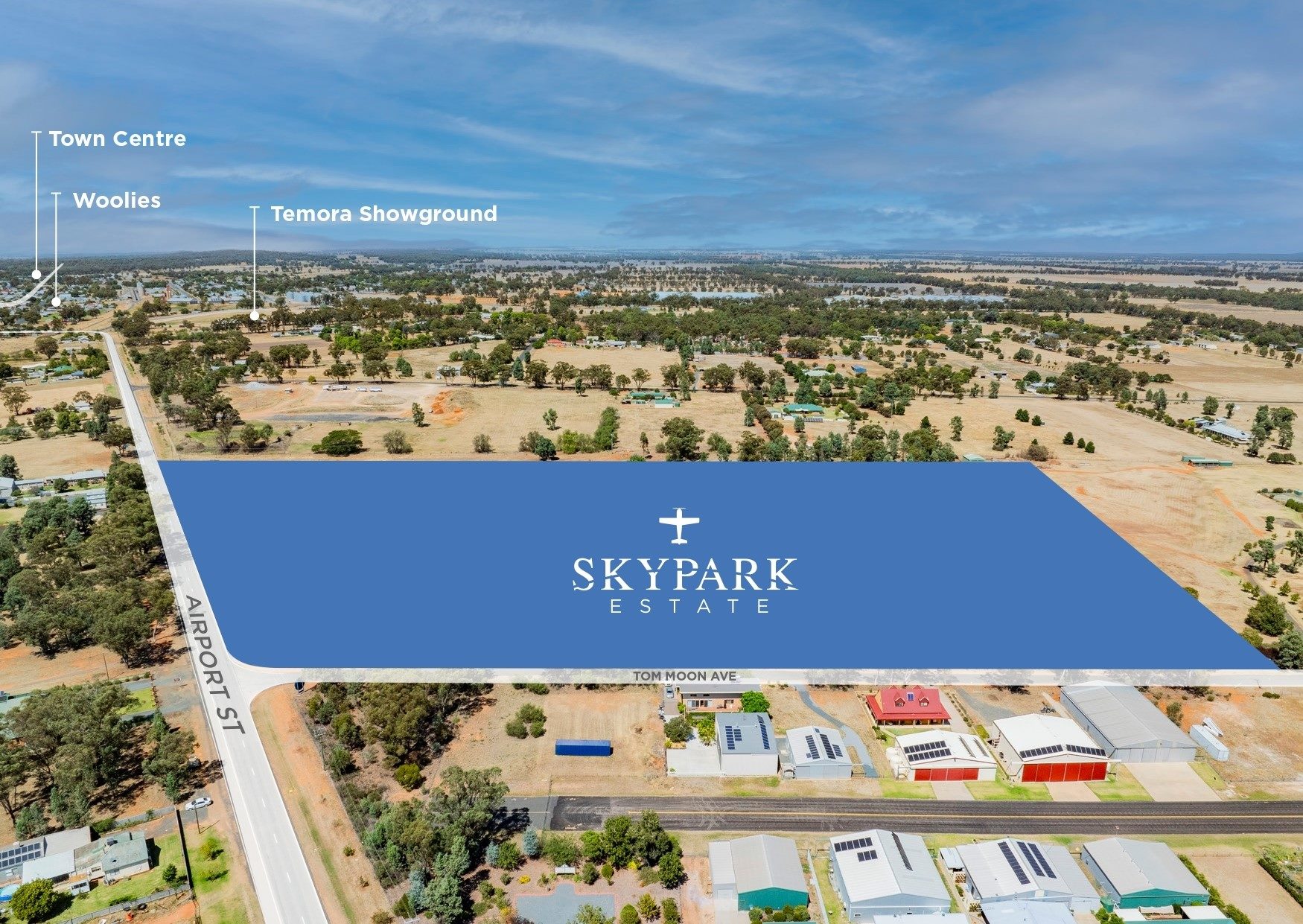 SkyPark Estate - Temora Aerial