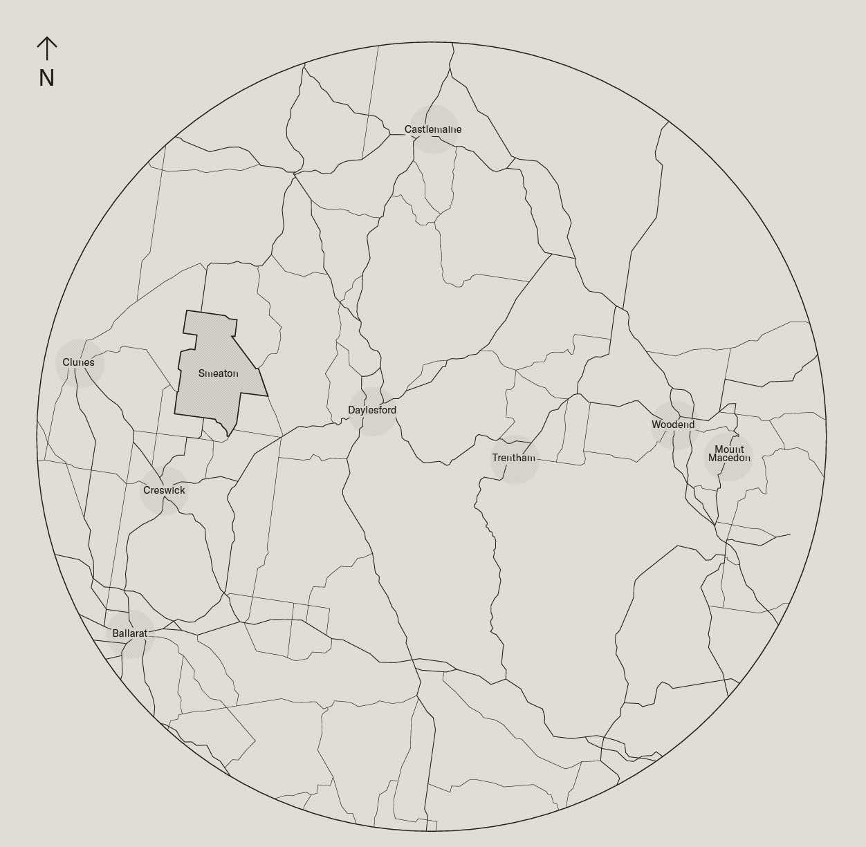 Smeaton East Estate - Smeaton Location map