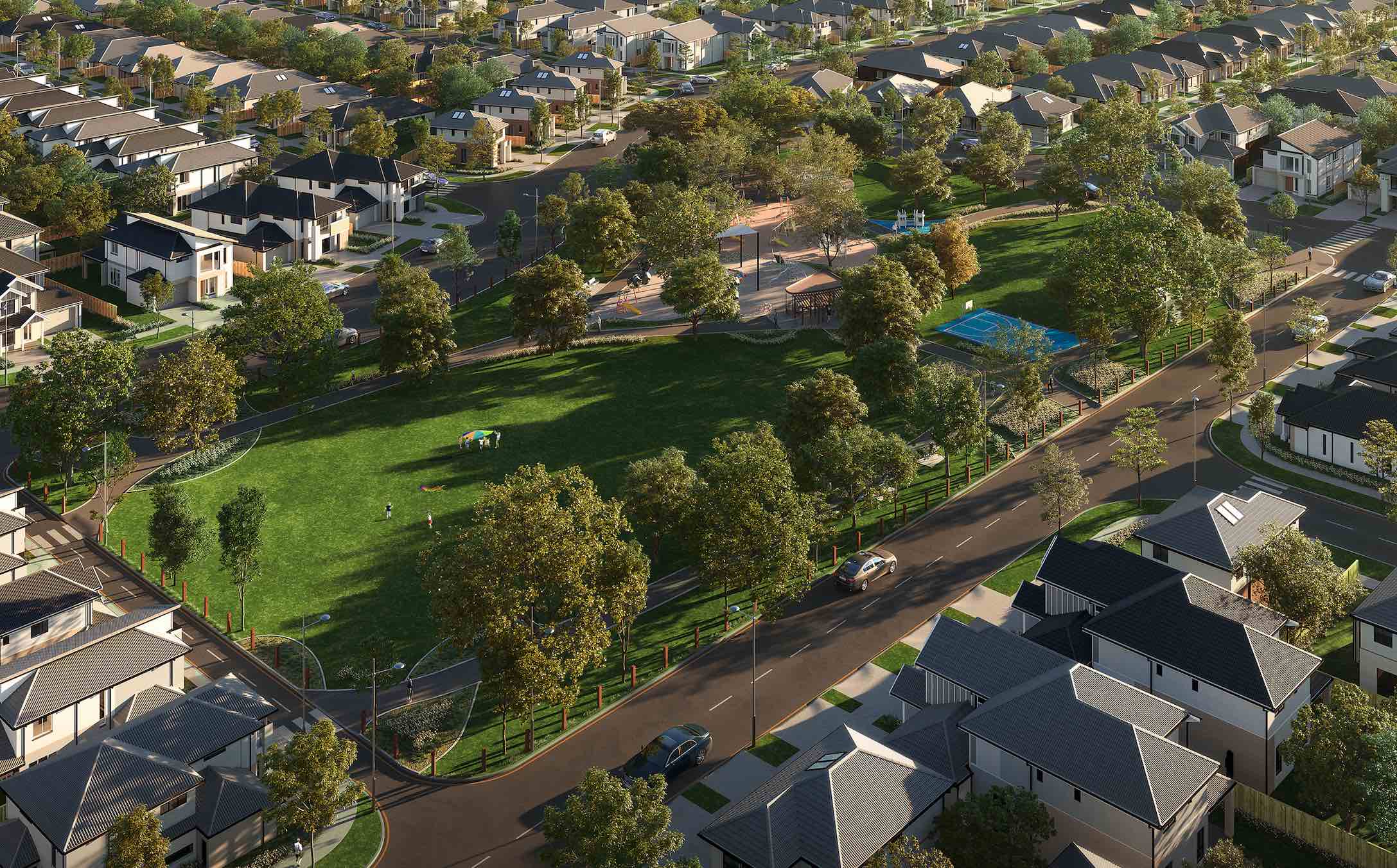 Smiths Park Estate - Clyde North Aerial