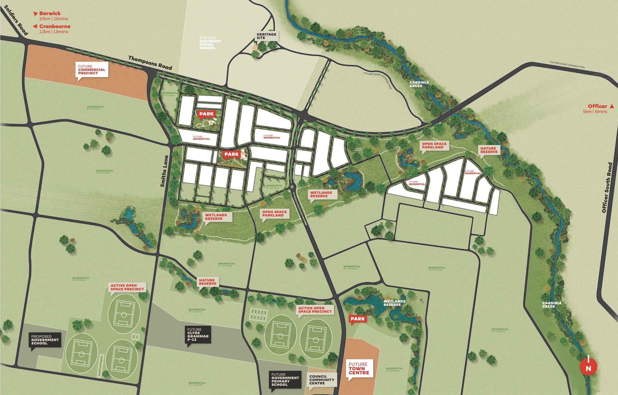 Smiths Park Estate - Clyde North Masterplan