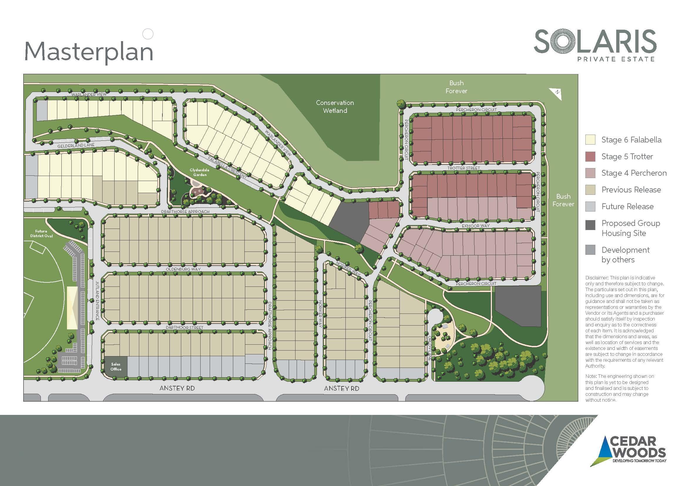 Solaris Private Estate - Forrestd Masterplan