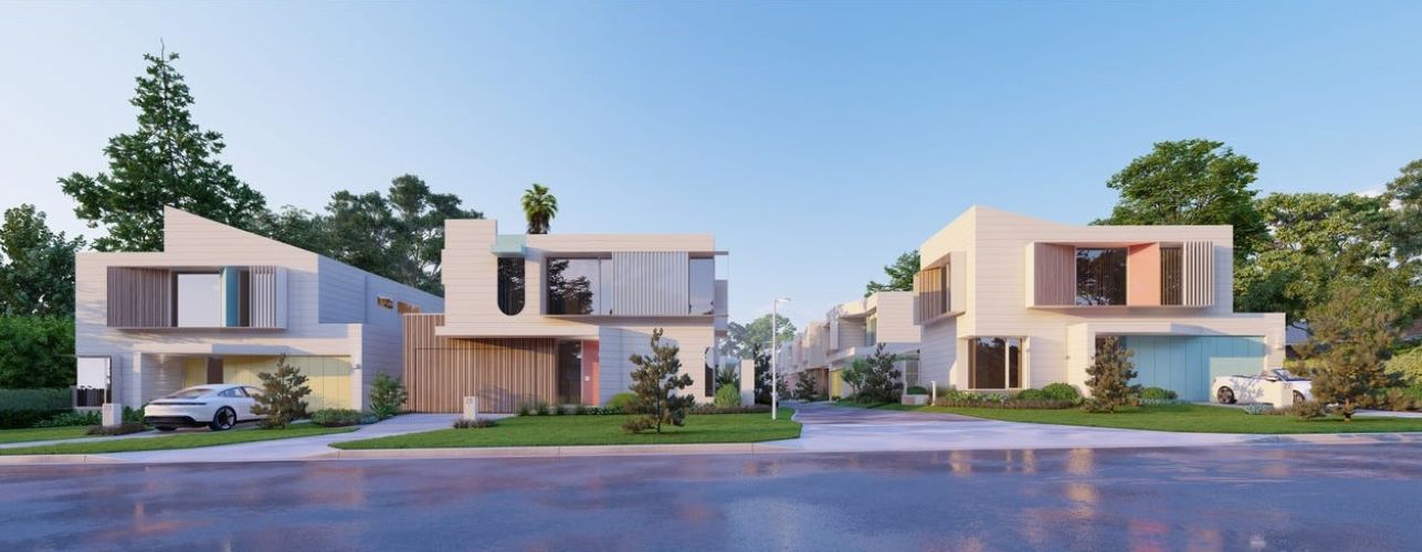 Solis Townhomes - Rosebud Render