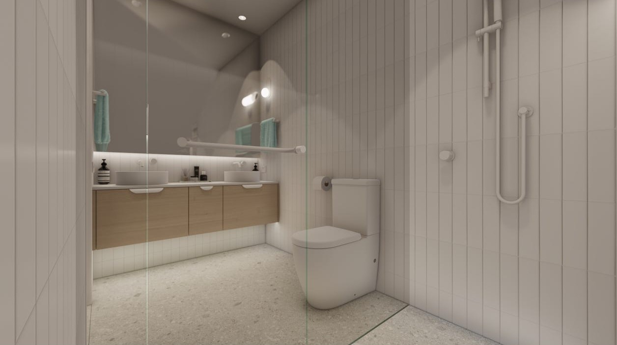 Solis Townhomes - Rosebud Bathroom