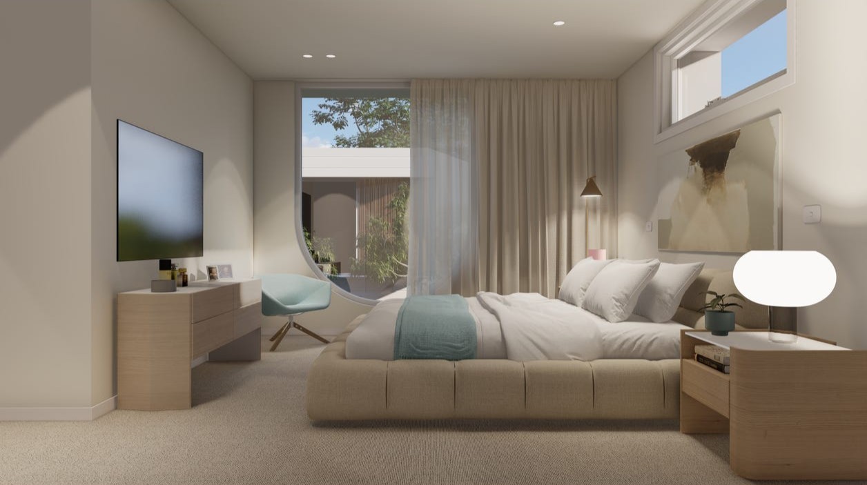Solis Townhomes - Rosebud Bedroom