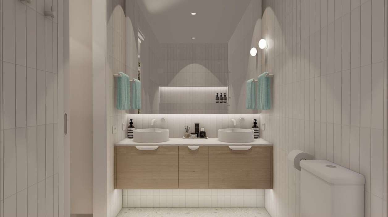 Solis Townhomes - Rosebud Bathroom