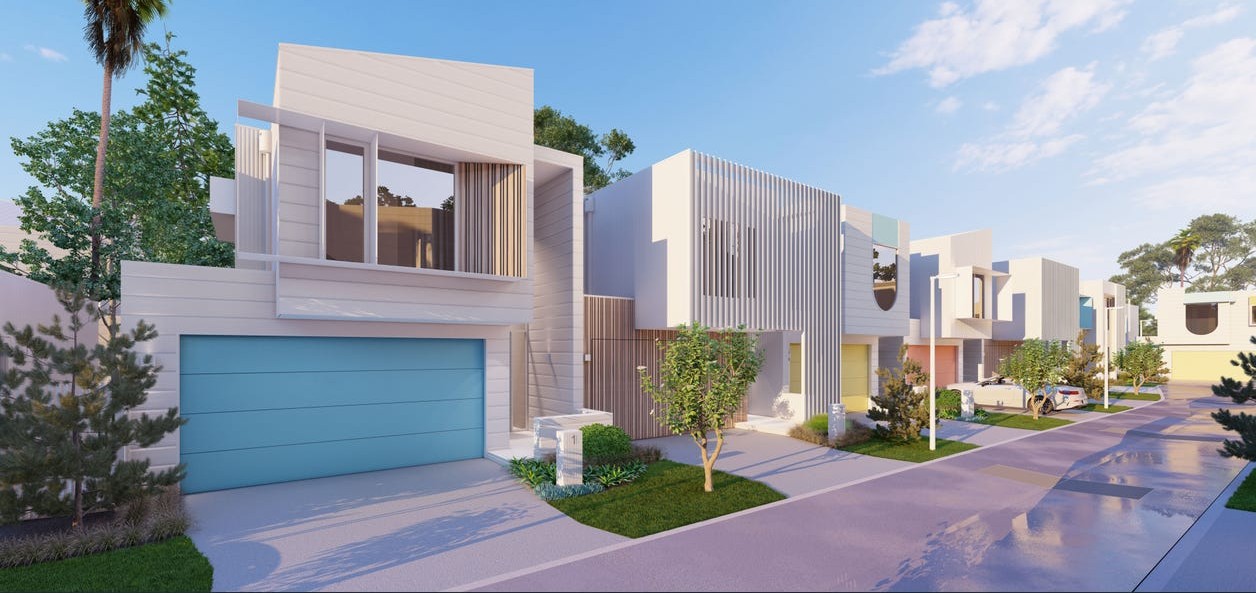 Solis Townhomes - Rosebud Render