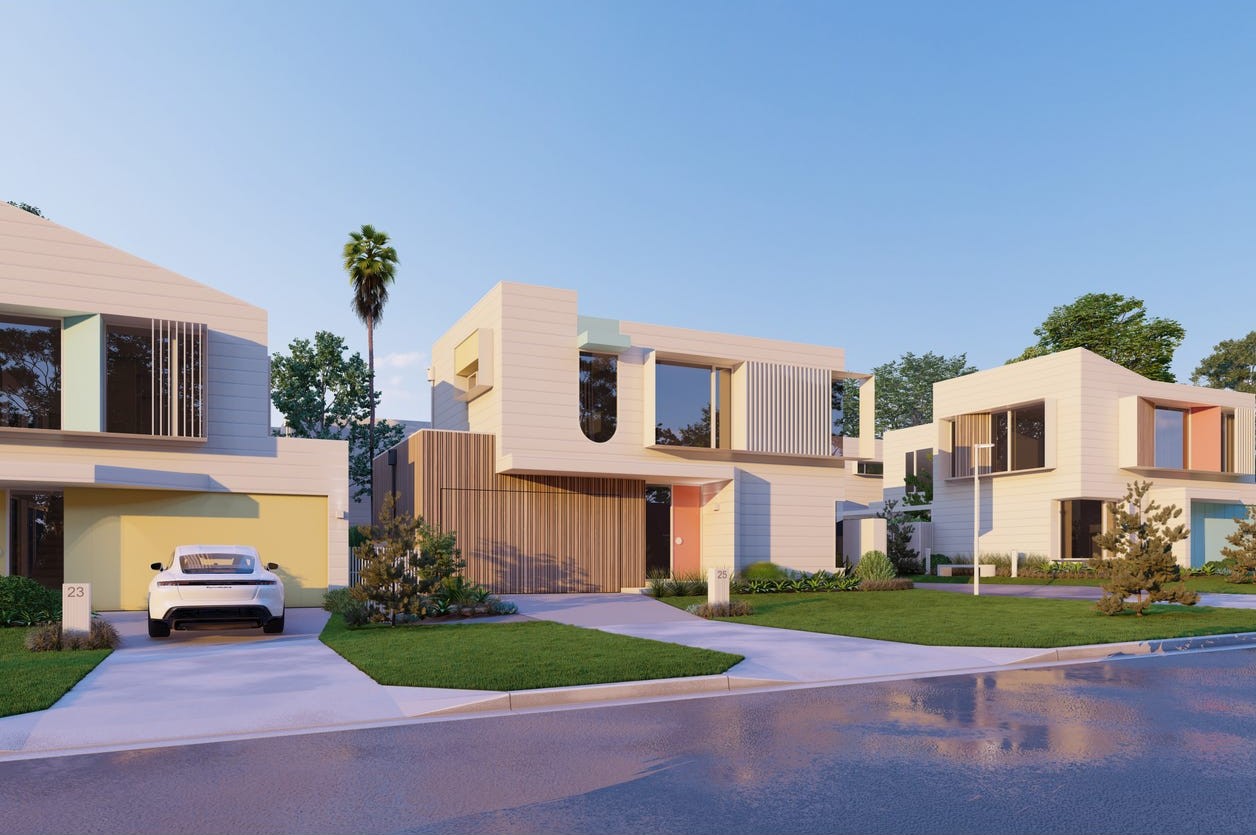 Solis Townhomes - Rosebud Render
