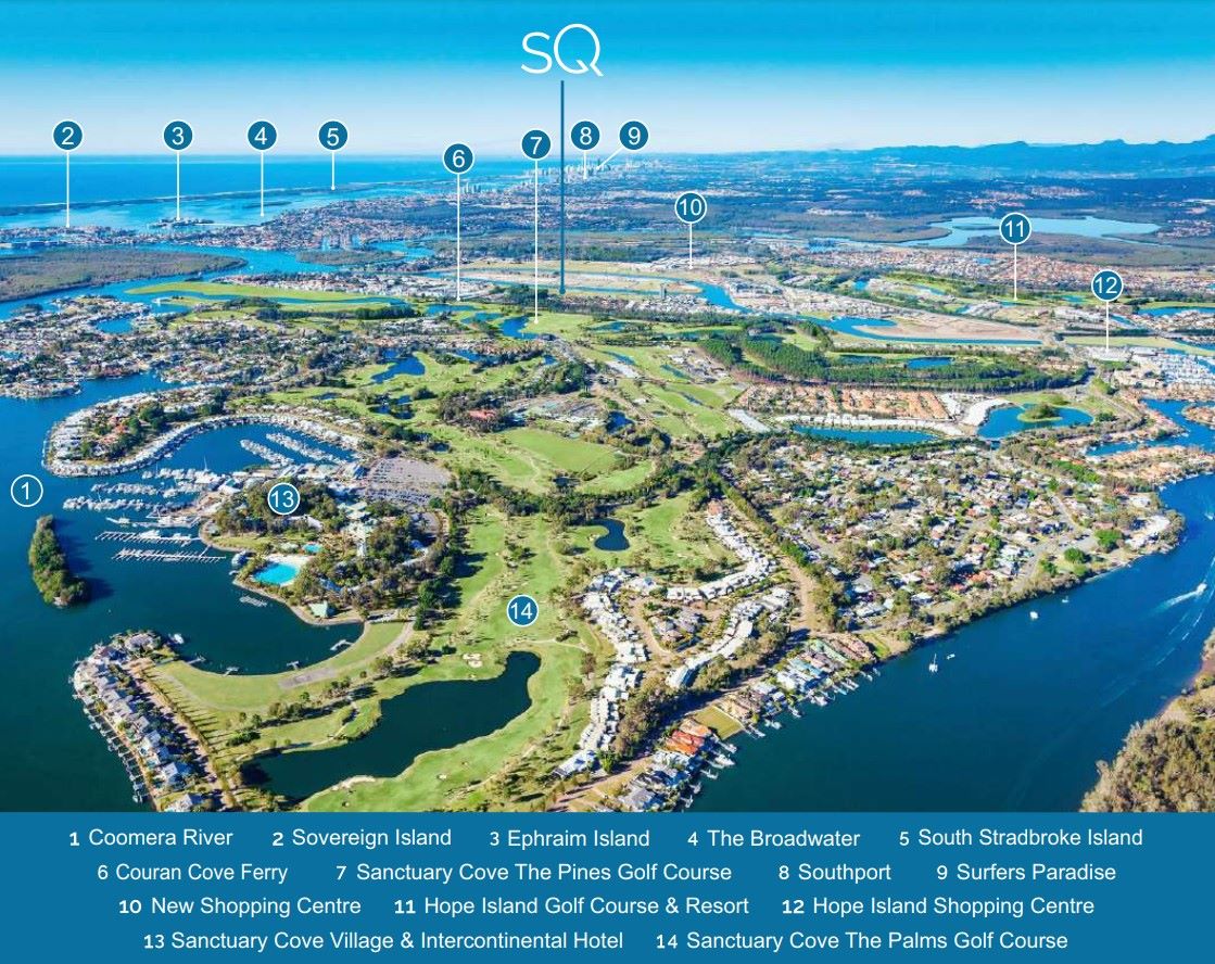 Solstice Quays Hope Island - Location