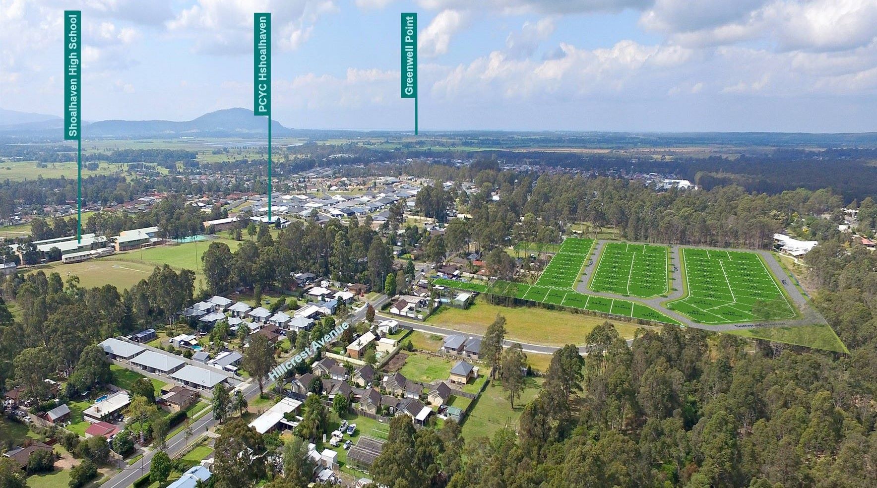 Somerset Grove Estate - South Nowra Aerial