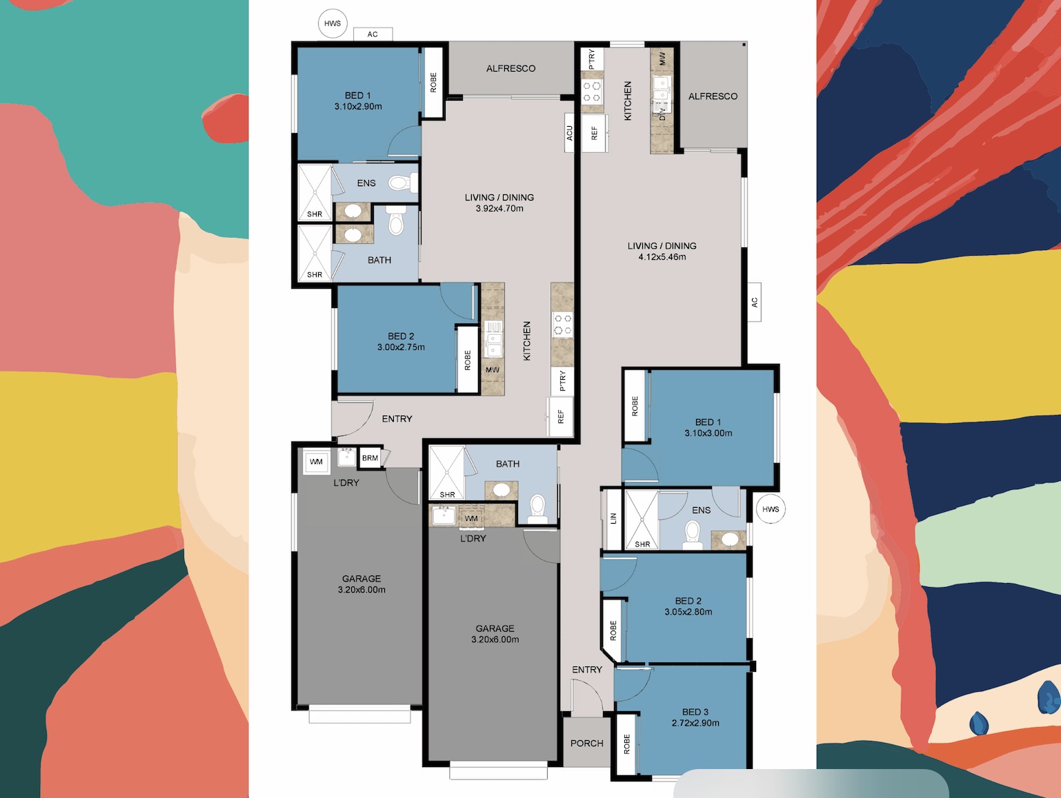Songbird Estate - Gympie Floorplan