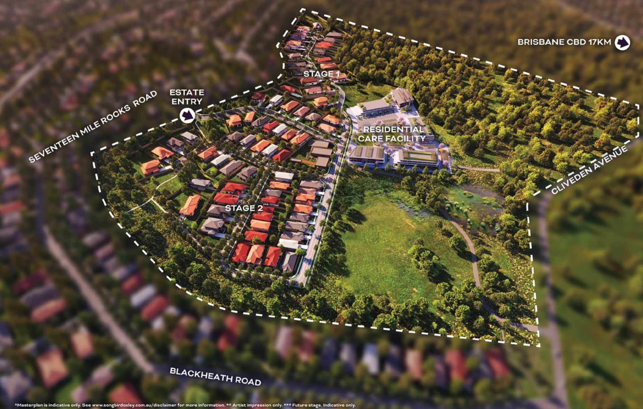 Songbird Estate - Oxley Aerial 2