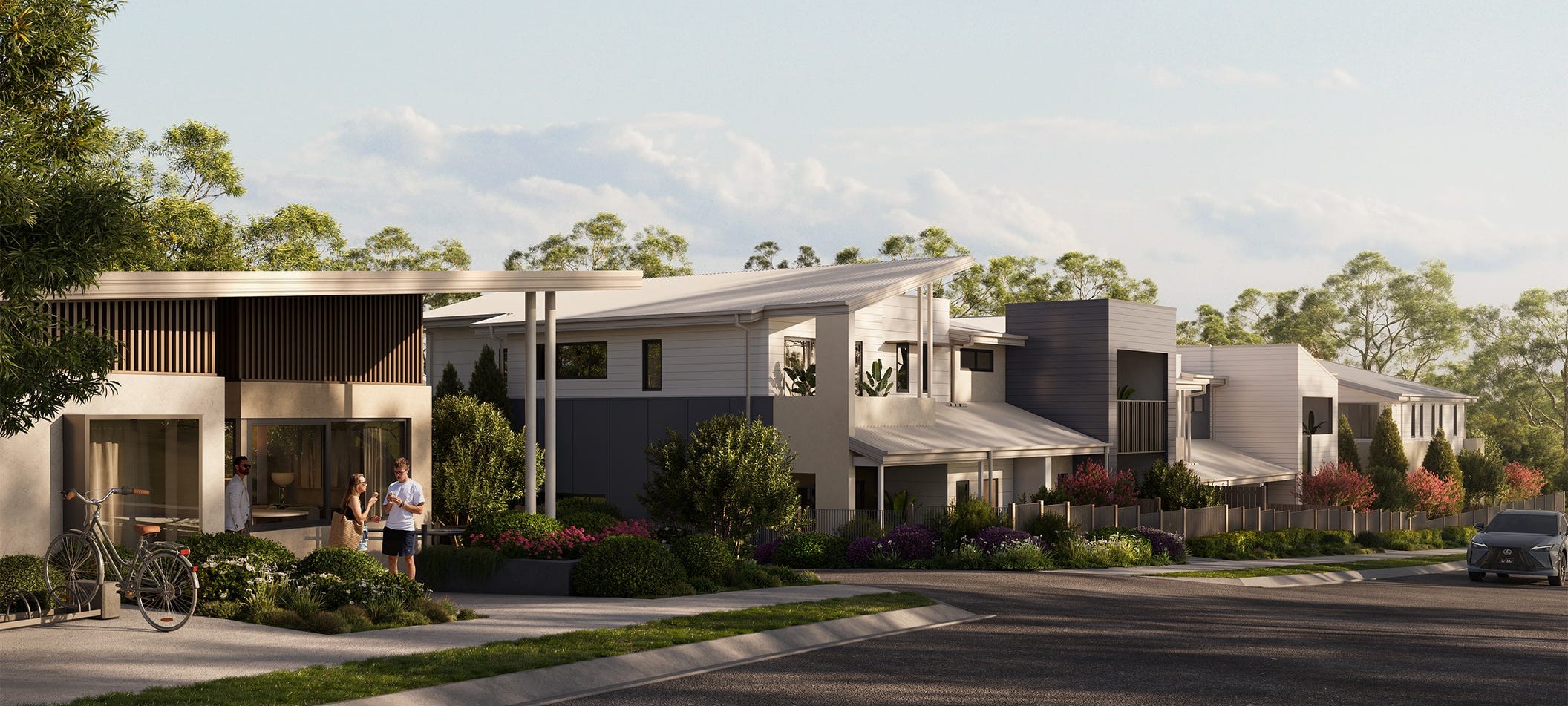 Songbird Terraces - Oxley Render