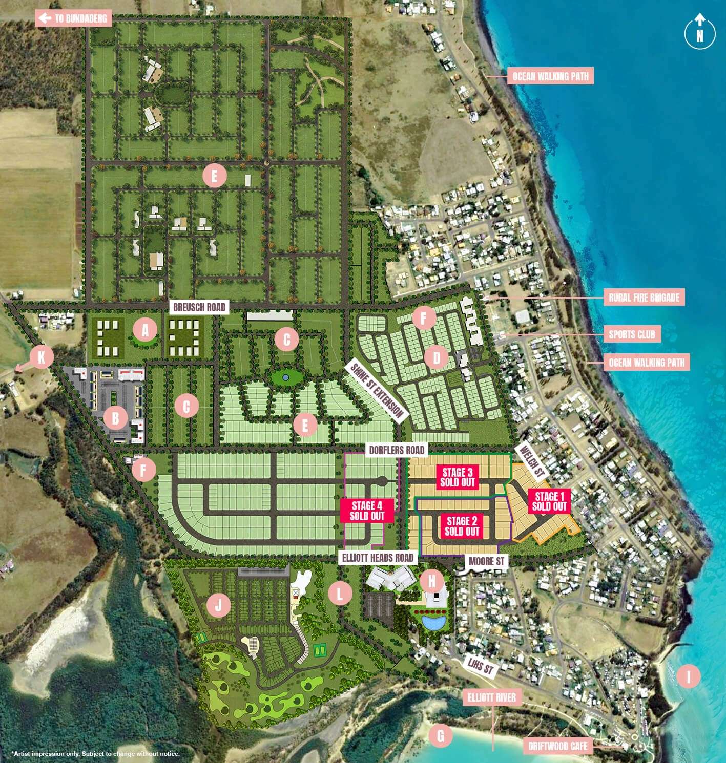 South Beach Estate - Elliott Heads Masterplan