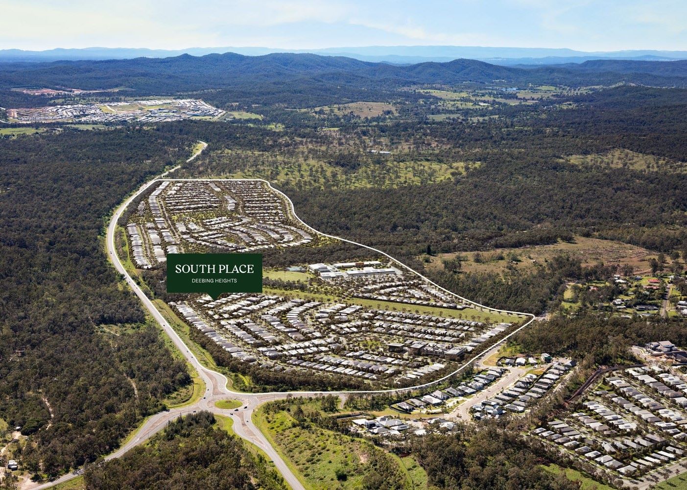 South Place Estate - Deebing Heights Aerial