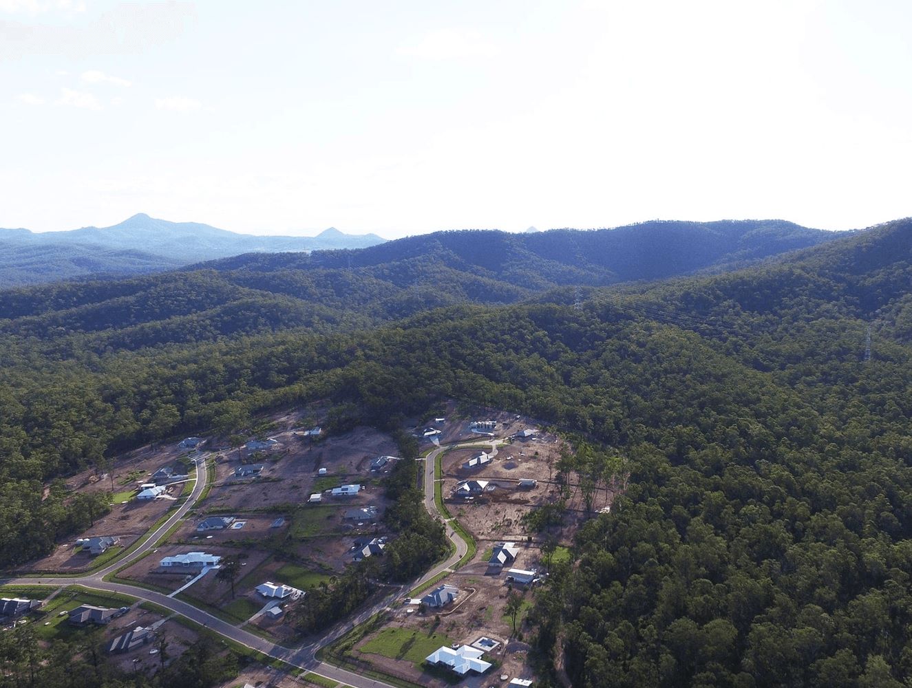 Spring Mountain Acreage Estate - Greenbank Aerial
