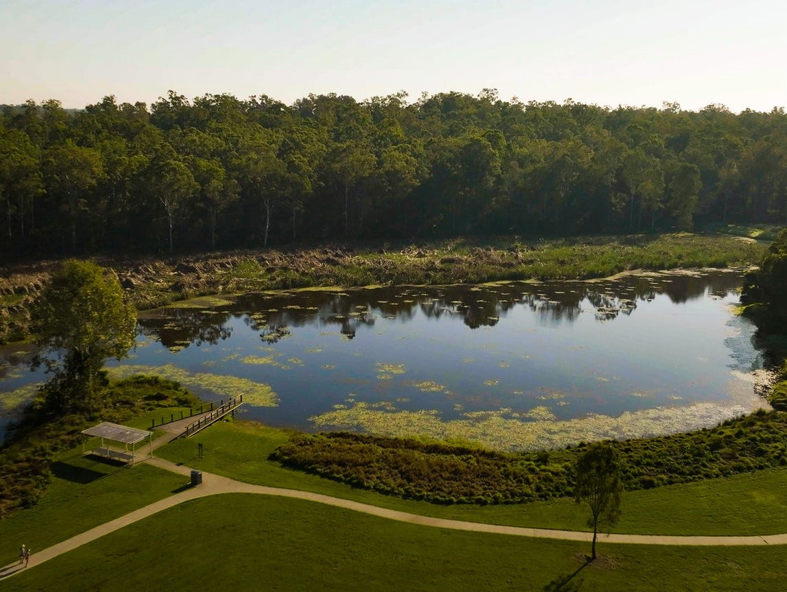 Spring Mountain Acreage Estate - Greenbank Aerial