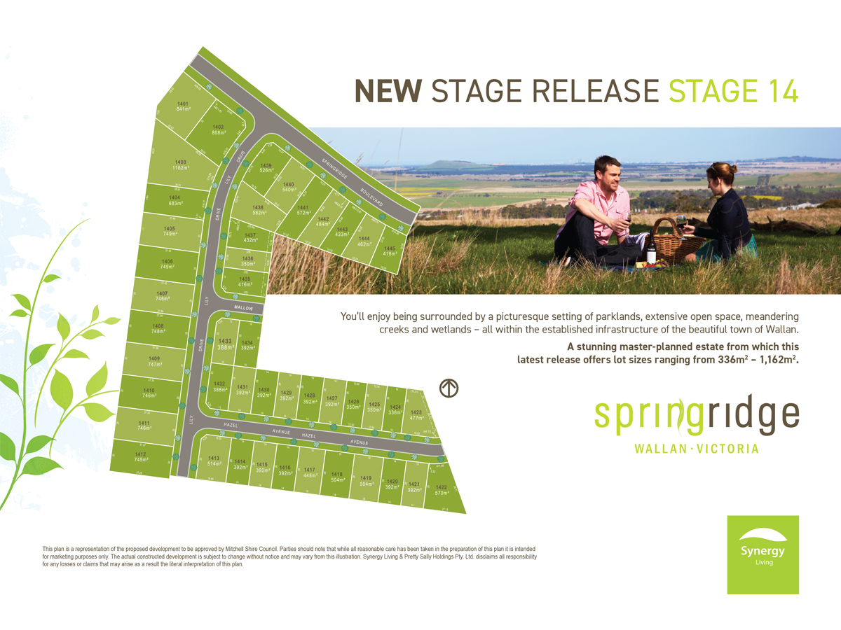 Springridge Estate - Wallan Release Map