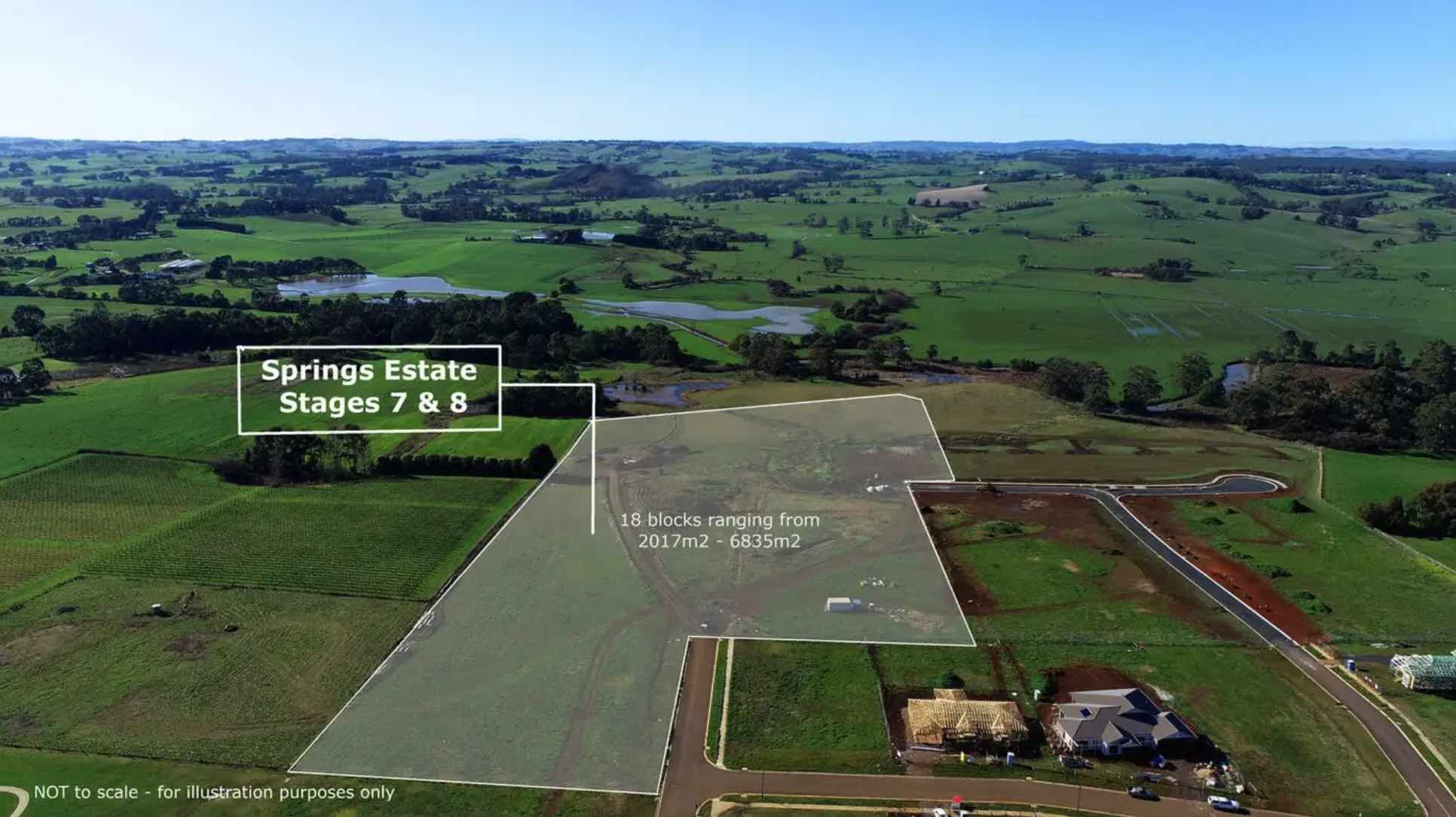 Springs Estate - Leongatha Aerial