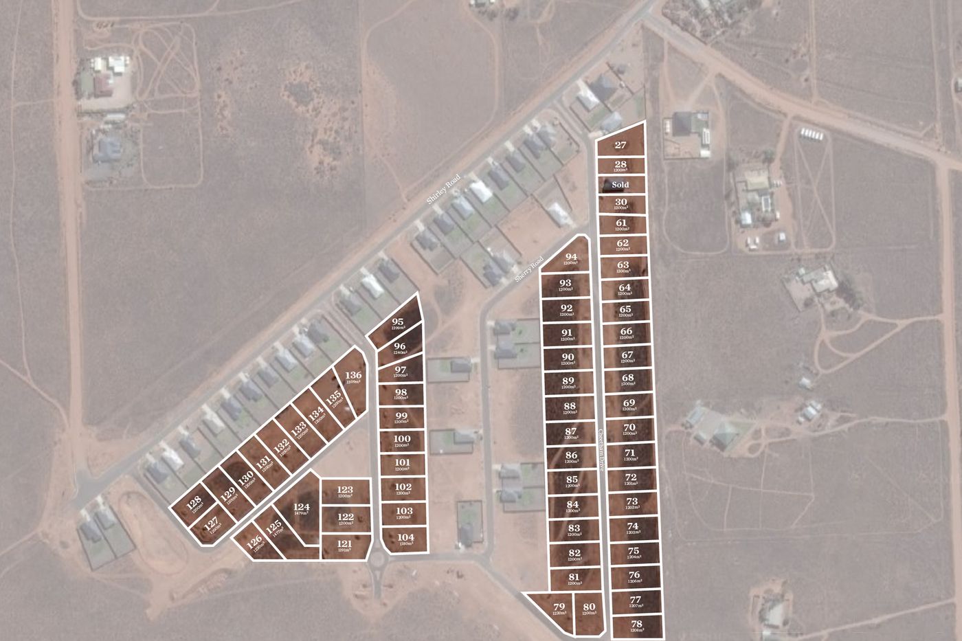 St Eyre Estate - Port Augusta West Release Map
