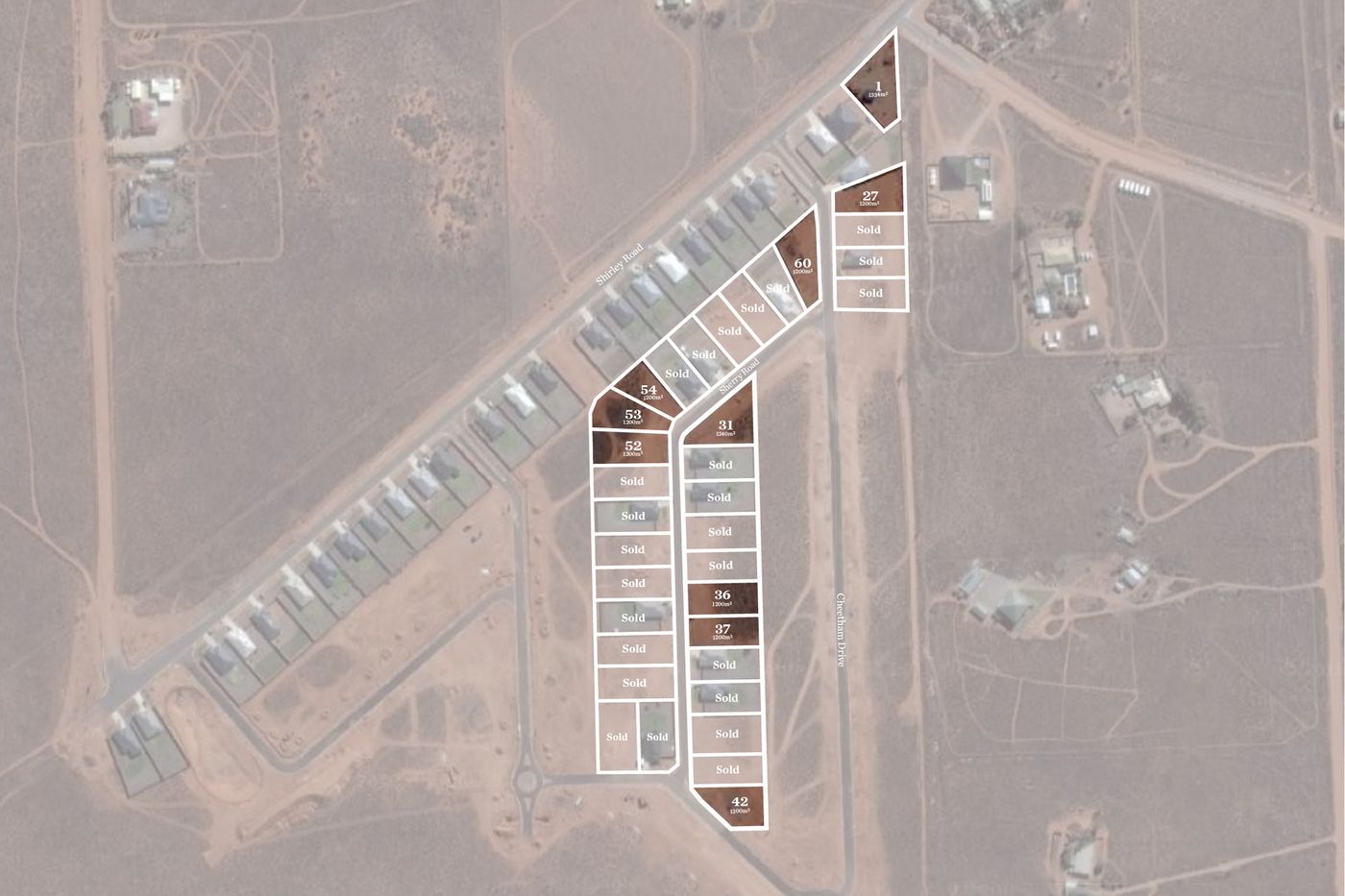 St Eyre Estate - Port Augusta West Release Map