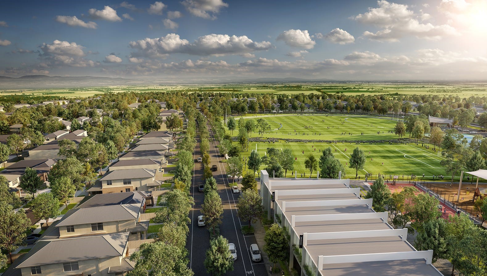 St Yves Estate - Roseworthy Aerial