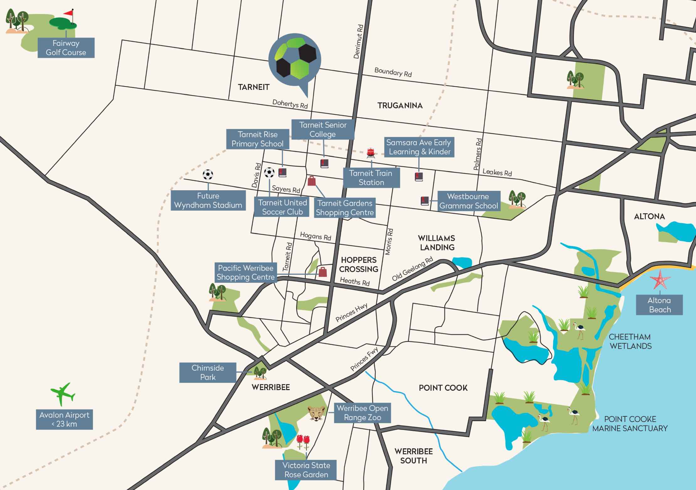 Stadio United Location map