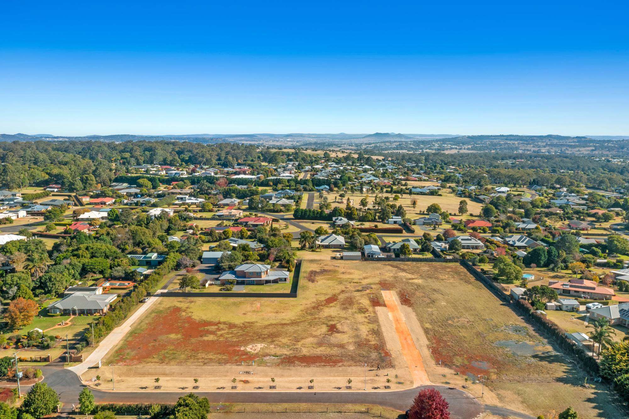 Stanley Parade Toowoomba - Highfields Aerial