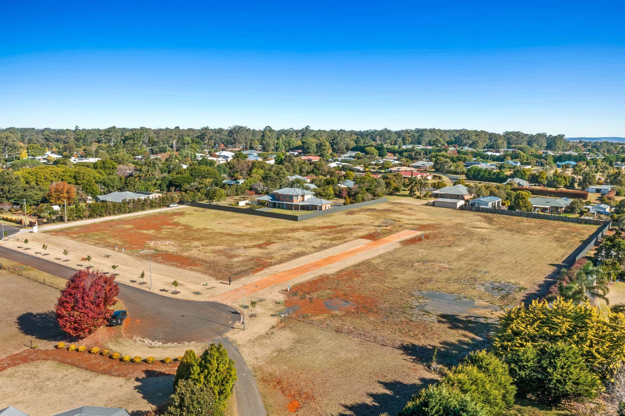 Stanley Parade Toowoomba - Highfields Aerial