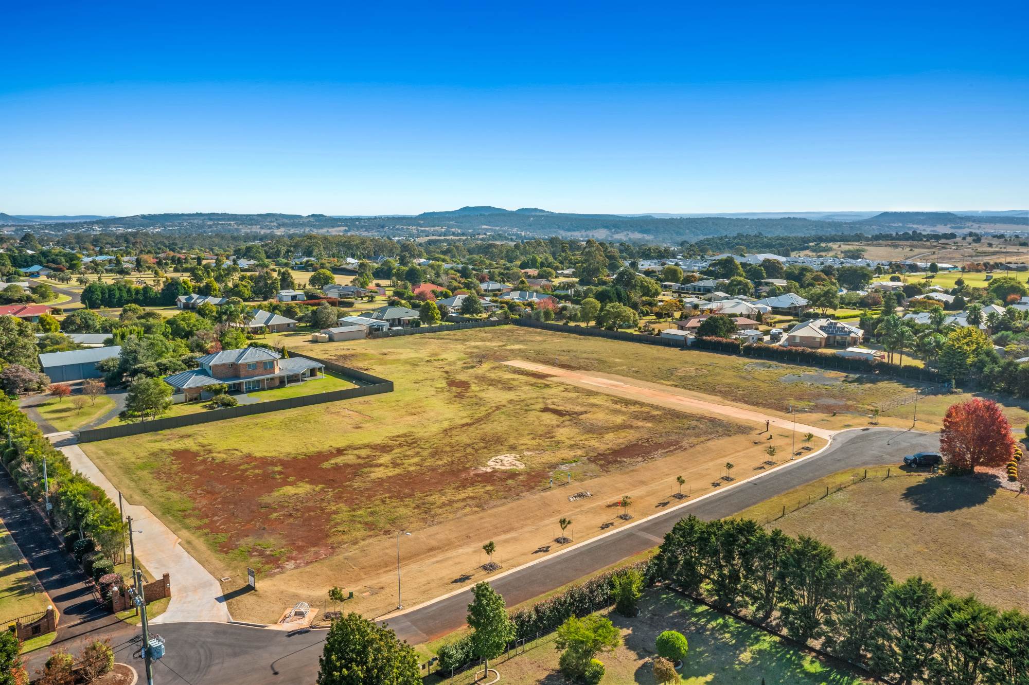 Stanley Parade Toowoomba - Highfields Aerial