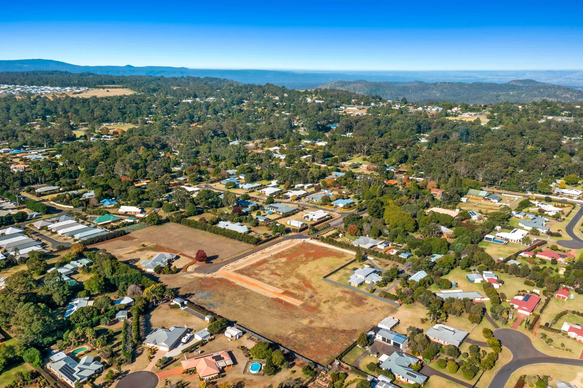 Stanley Parade Toowoomba - Highfields Aerial