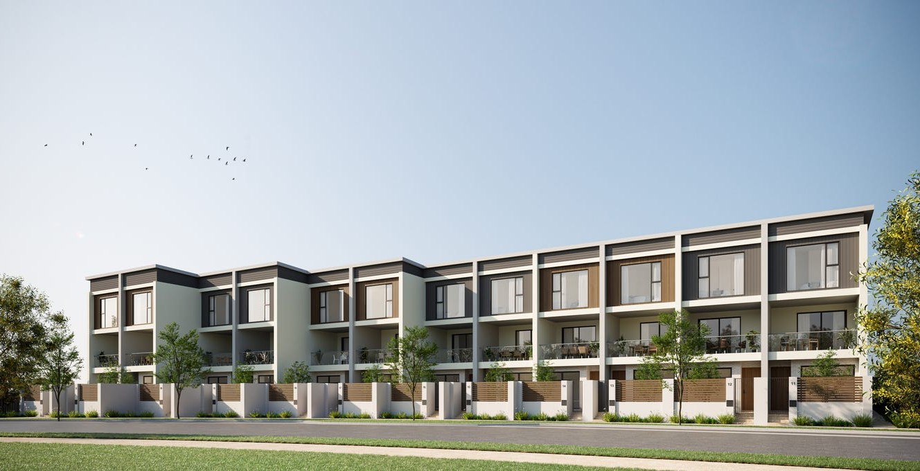 Steeplechase Terraces Estate - St Clair Façade