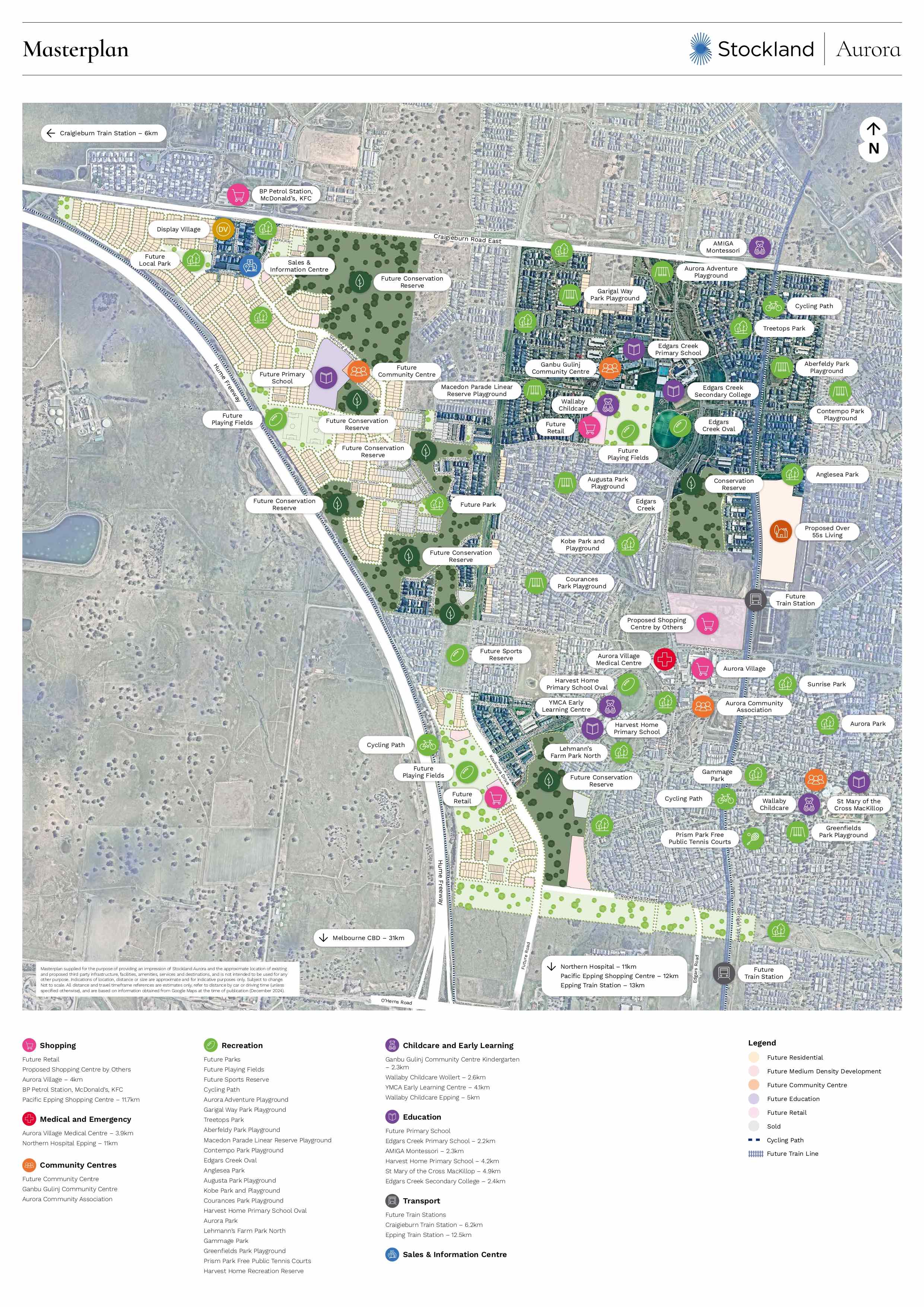 Stockland Aurora - Wo Masterplan