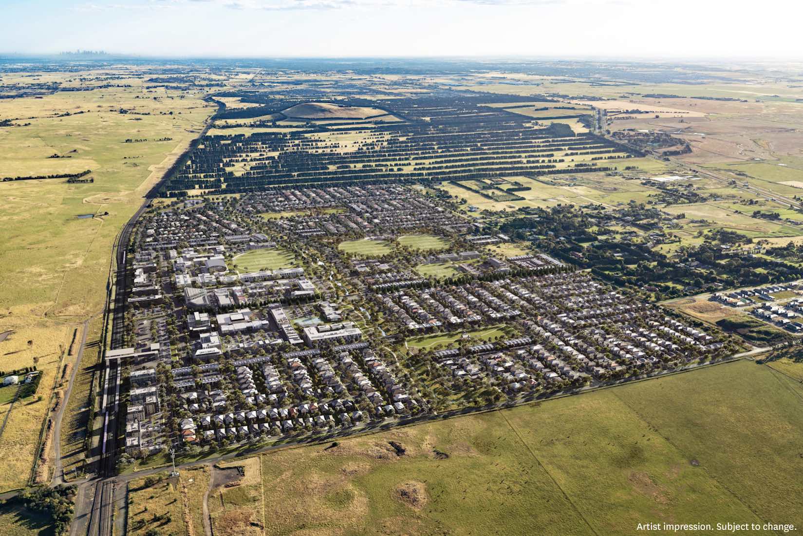 Stockland Lyra Estate - Beveridg Aerial