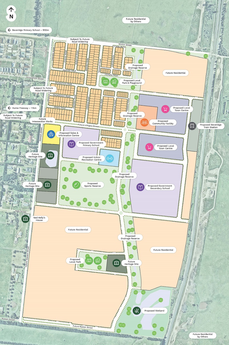 Stockland Lyra Estate - Beveridg Masterplan