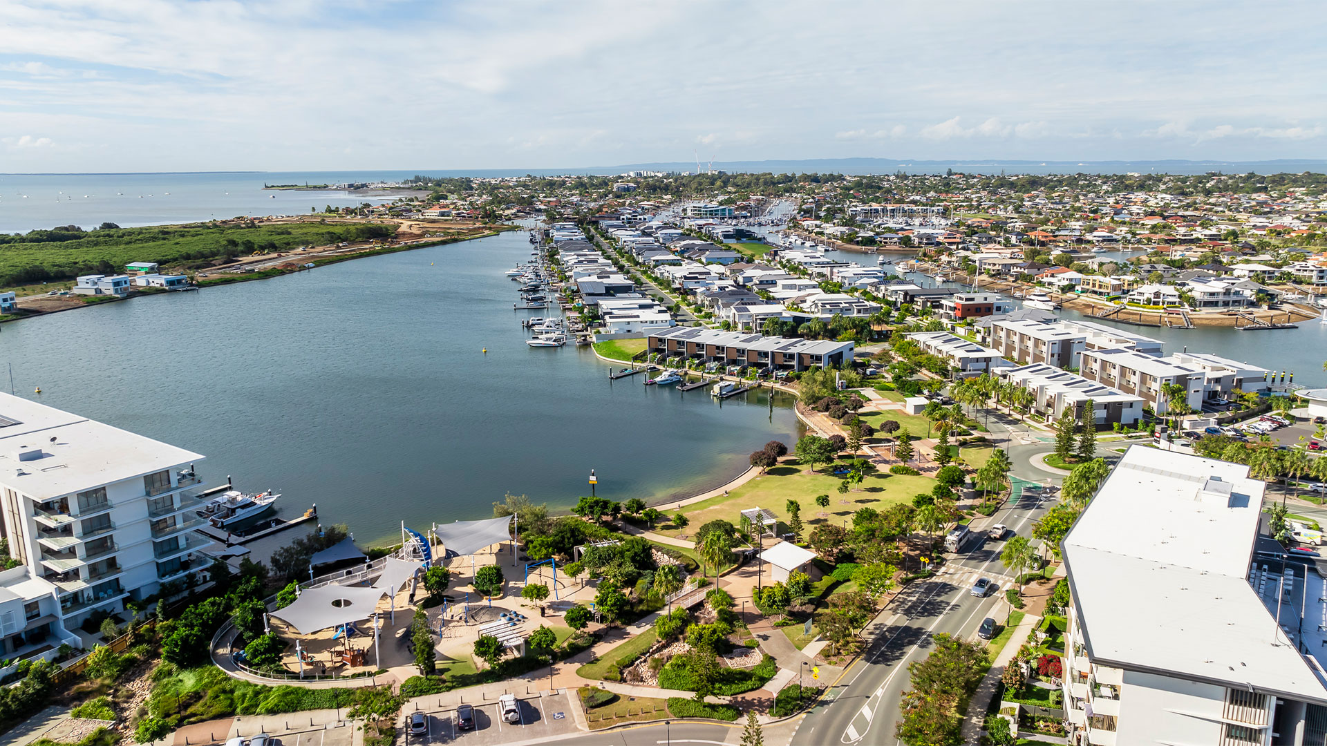 Stockland Newport Waterside - Newport Aerial