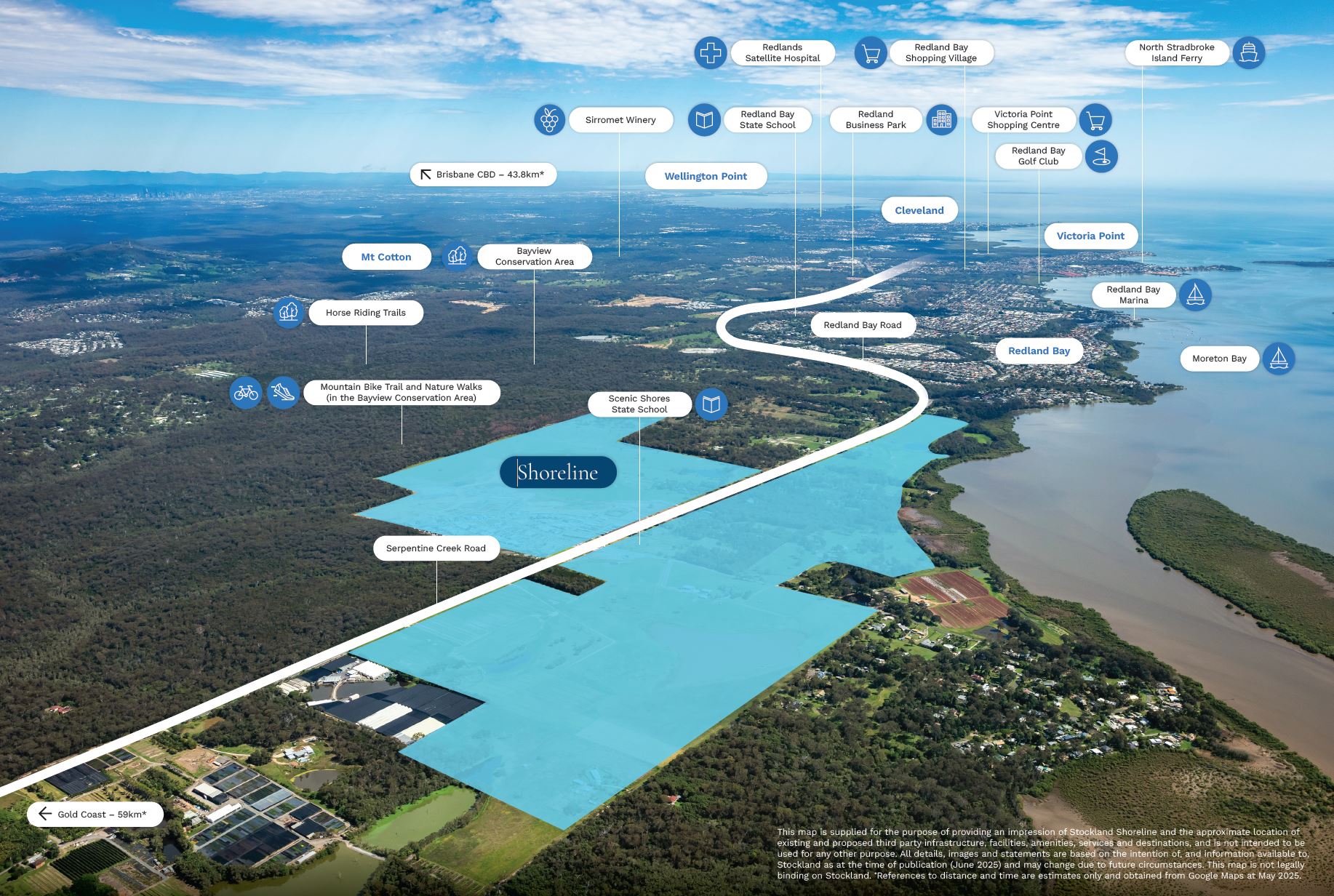 Stockland Shoreline - Redland Bay Aerial