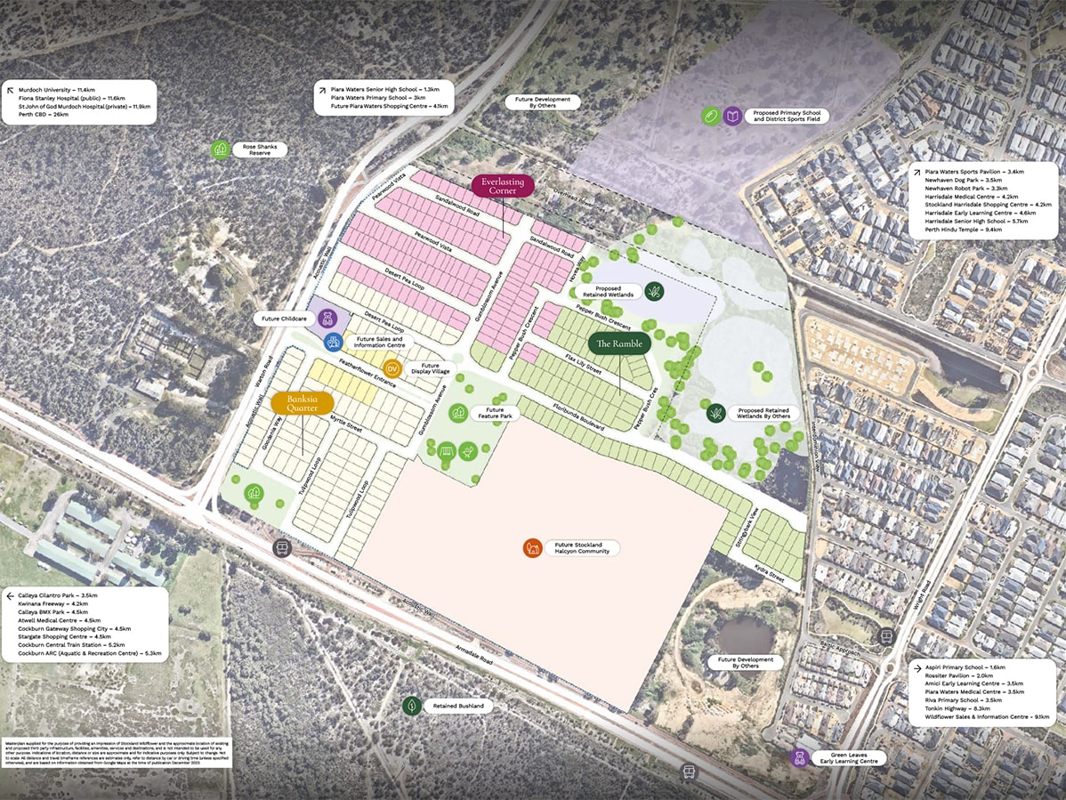 Stockland Wildflower - Piara Waters Masterplan