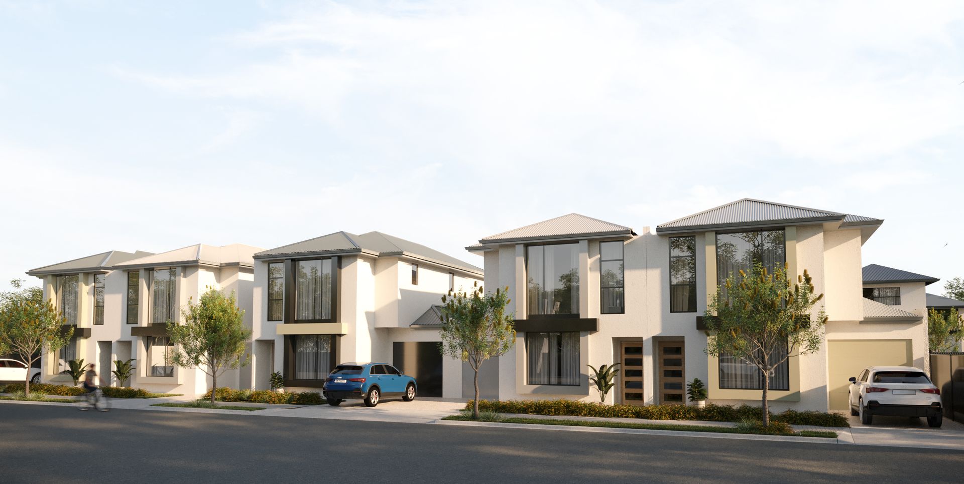 Stones Throw Townhomes - Ashford Render