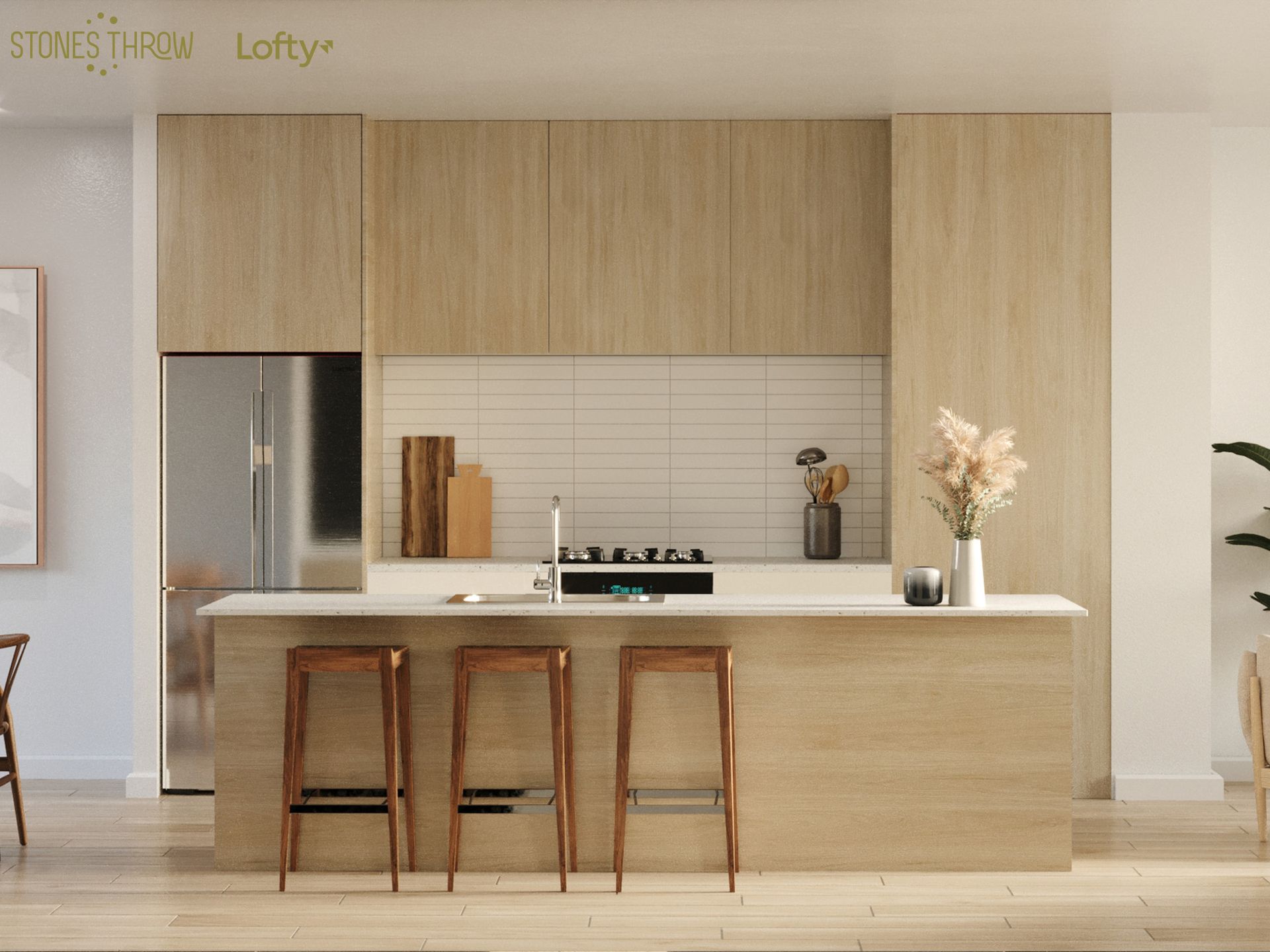 Stones Throw Townhomes - Ashford Kitchen