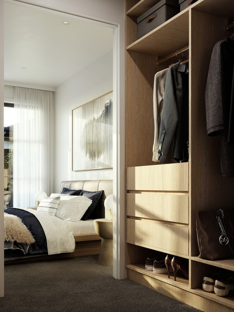 Stud Park Residence - Rowville Bedroom render