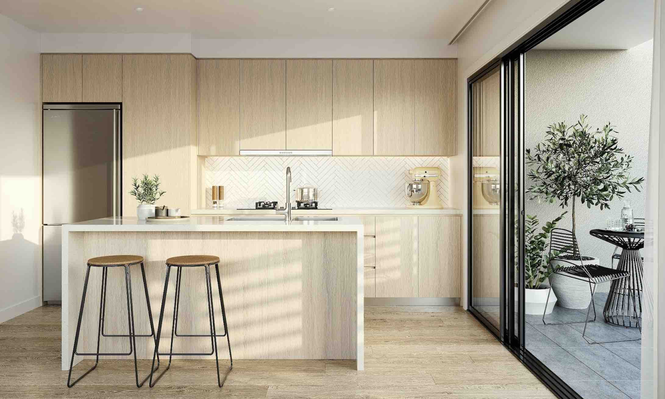 Stud Park Residence - Rowville Kitchen render