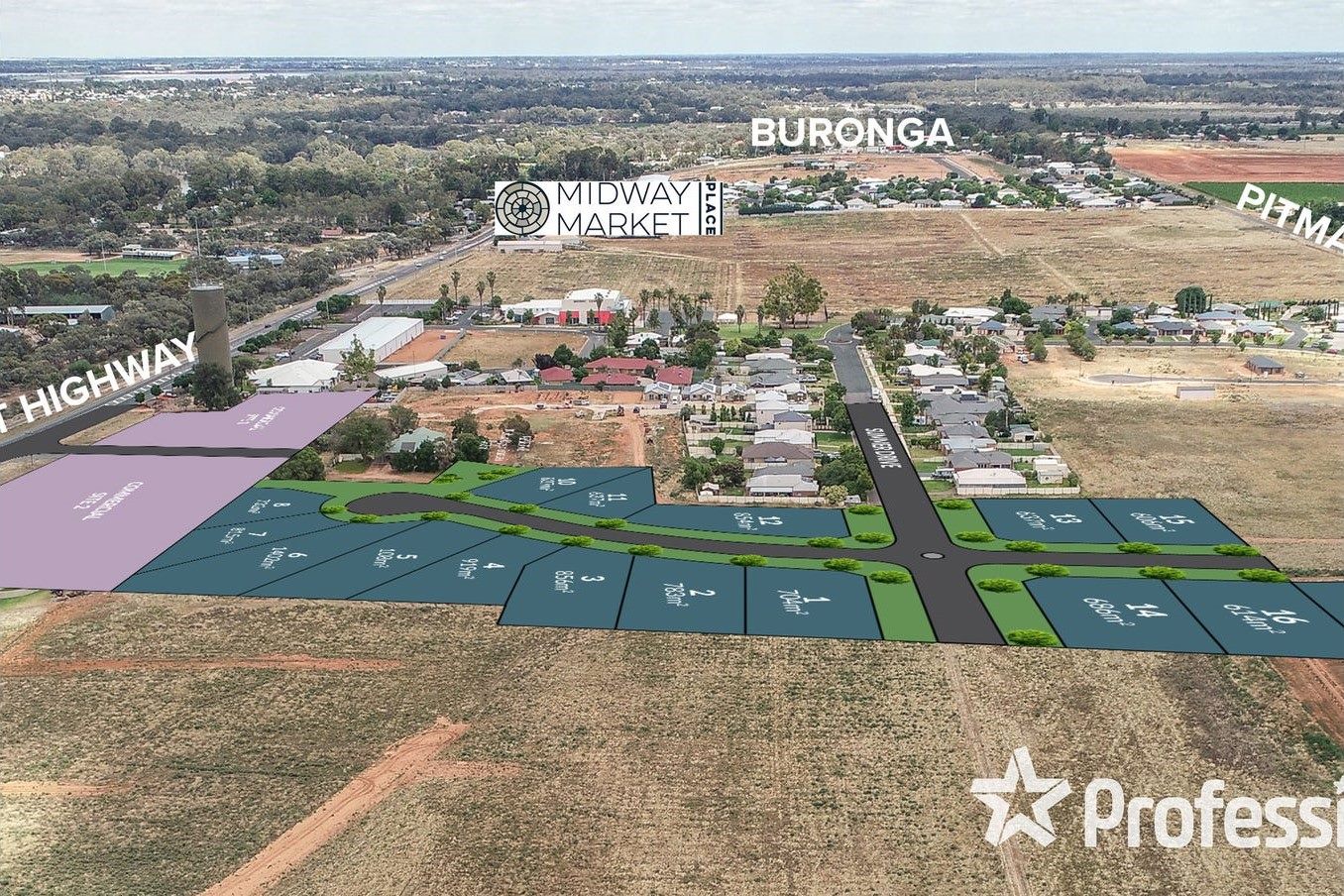 Summer Drive - Buronga Aerial