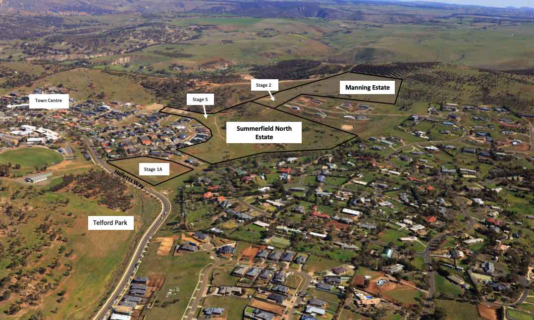 Summerfield North Darley Aerial