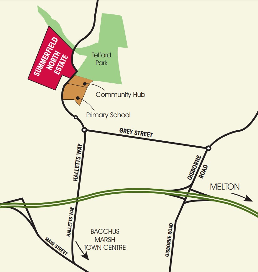 Summerfield North Estate - Darley Location