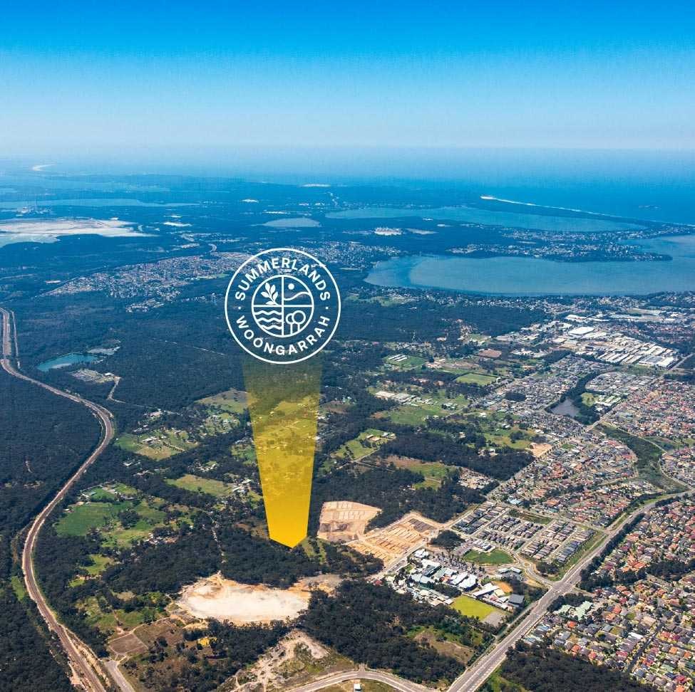 Summerlands Estate - Woongarrah Aerial 2 Location Map
